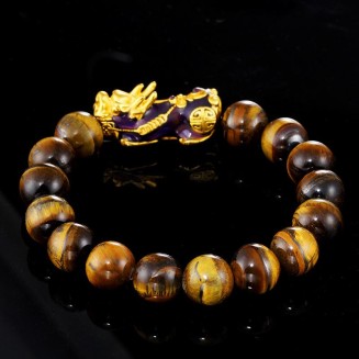 Tiger’s Eye Pixiu Prosperity Bracelet