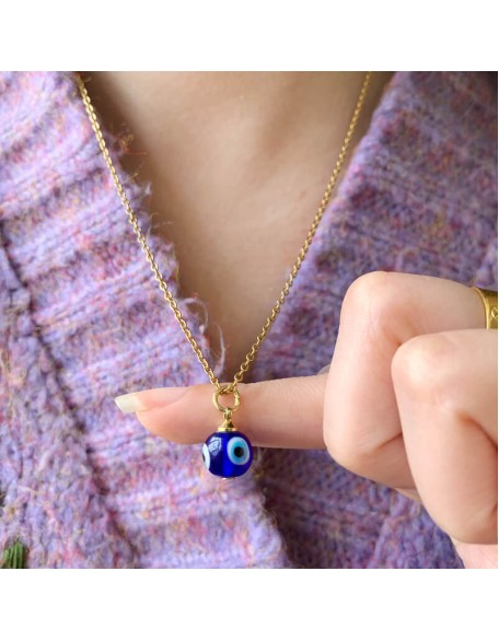 Blue Evil Eye Protection Necklace Blue Evil Eye Protection Necklace