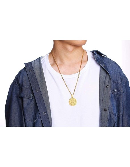 Magic Seals Amulets Spiritual Lucky Jewelry Pendent Necklace Jewelry Seven Seals of The Archangels Necklace Magic Seals Amulets Spiritual Lucky Jewelry Pendent Necklace Jewelry Seven Seals of The Archangels Necklace