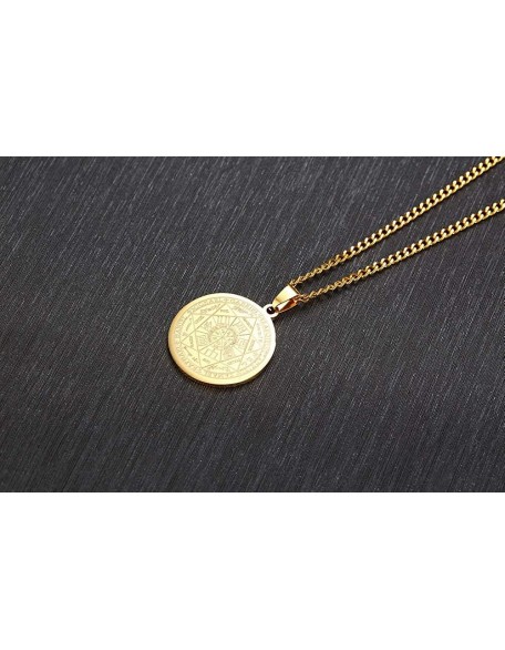 Magic Seals Amulets Spiritual Lucky Jewelry Pendent Necklace Jewelry Seven Seals of The Archangels Necklace Magic Seals Amulets Spiritual Lucky Jewelry Pendent Necklace Jewelry Seven Seals of The Archangels Necklace
