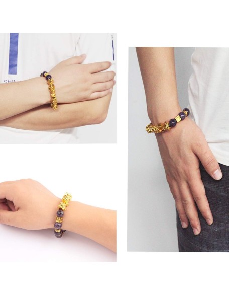 Feng Shui Black Obsidian Wealth Bracelet Necklace Pi Xiu Set,Feng Shui Bracelet for Women Men,Pi Xiu Good Luck Necklace Feng Shui Bracelet Feng Shui Black Obsidian Wealth Bracelet Necklace Pi Xiu Set,Feng Shui Bracelet for Women Men,Pi Xiu Good Luck Necklace Feng Shui Bracelet