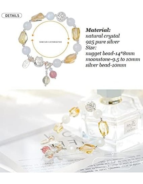 Feng Shui Lucky Cat Maneki Neko Bracelet Gem Bracelet Pure Silver Charms Luxurious Metaphysical Jewelry for Prosperity Money Good Luck Feng Shui Lucky Cat Maneki Neko Bracelet Gem Bracelet Pure Silver Charms Luxurious Metaphysical Jewelry for Prosperity Money Good Luck