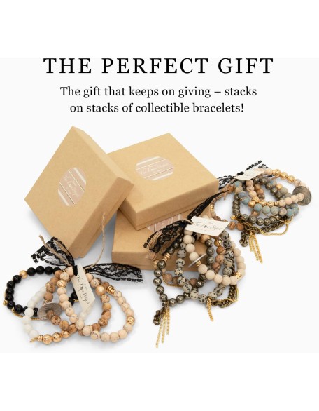 Handmade Beaded Bracelets - Authentic Gemstones and Crystals Handmade Beaded Bracelets - Authentic Gemstones and Crystals