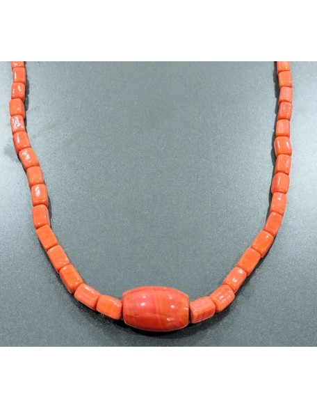 Original Coral Beads Necklace And Coral Bead Bracelet, Igbo bead African jewelry Original Coral Beads Necklace And Coral Bead Bracelet, Igbo bead African jewelry