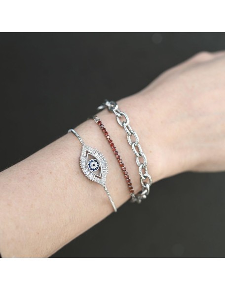 Adjustable Charm Bracelet Set of 3 Stainless Steel Bracelets for Women Trendy Adjustable Charm Bracelet Set of 3 Stainless Steel Bracelets for Women Trendy
