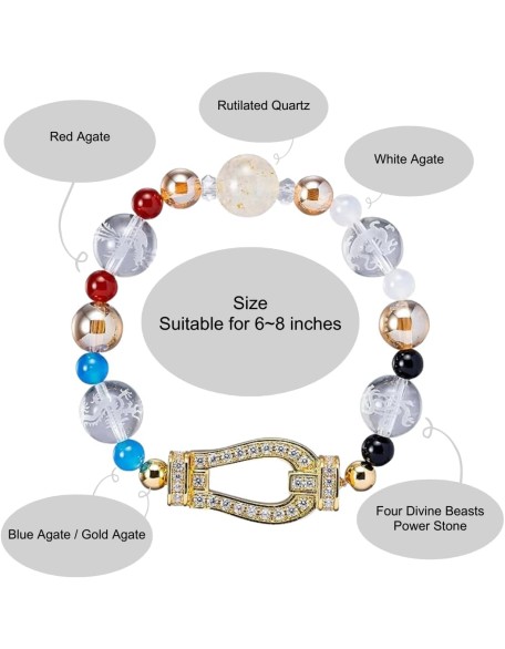 horseshoe money luck bracelet Japaese feng shui stretch men women unisex guardian deities gorgeous cool present casual horseshoe money luck bracelet Japaese feng shui stretch men women unisex guardian deities gorgeous cool present casual