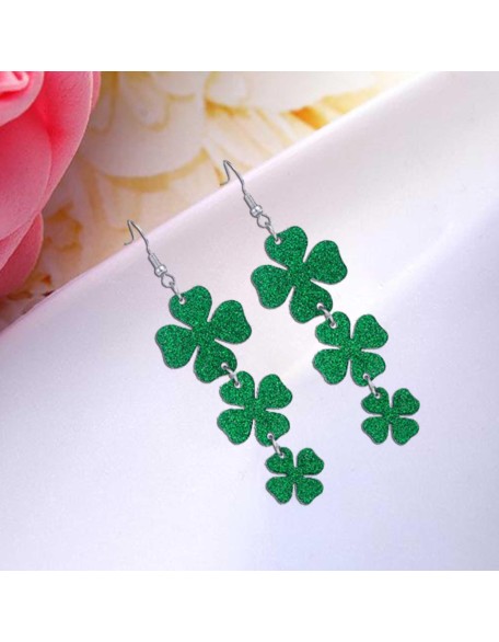 Earrings for Women Girls Irish Lucky Shamrock Drop Dangle Earrings Irish Holiday Jewelry Gift Earrings for Women Girls Irish Lucky Shamrock Drop Dangle Earrings Irish Holiday Jewelry Gift